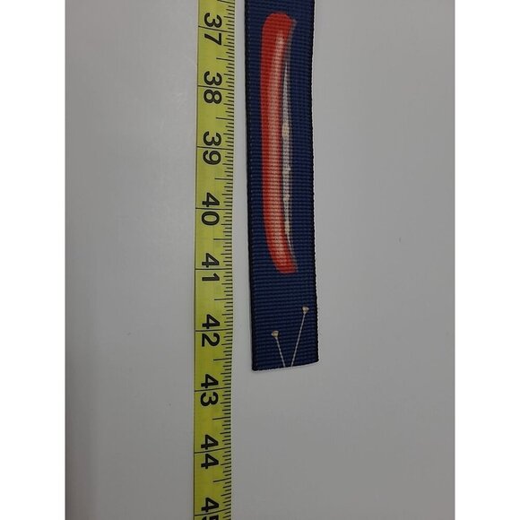 Thomas Bates Nylon Hiking Belt Adjustable Canoe Theme Made in USA - Picture 5 of 6